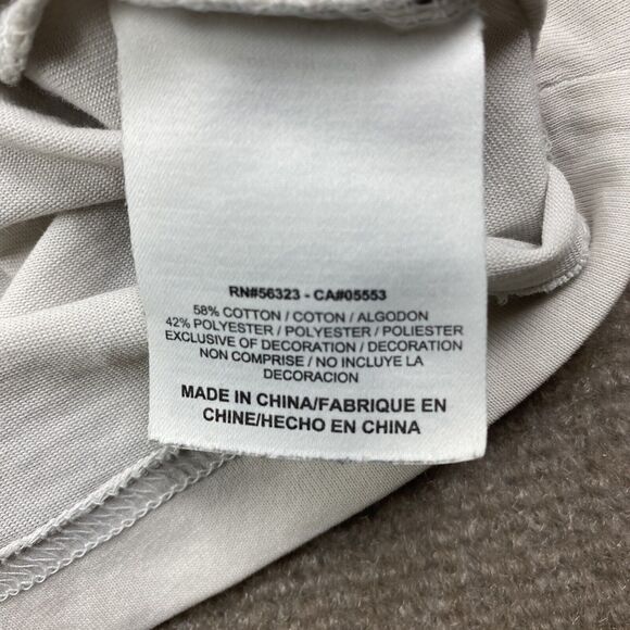 Nike Shirt White Dri fit Just Do It Gym Athletic Men’s Size Large - Picture 10 of 15